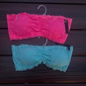 Set of 2 new Woman’s lace bralette